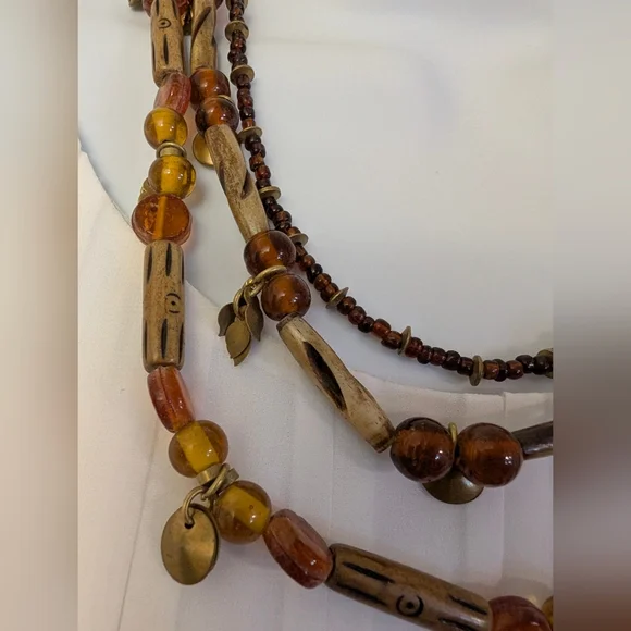 Multi-Strand, Boho-Style Necklace - Picture 2 of 6